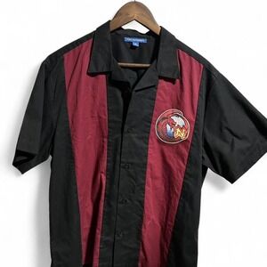 Retro rockabilly style bowling shirt‎ size medium